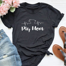 Load image into Gallery viewer, Pig Mom Women Tshirt 2020
