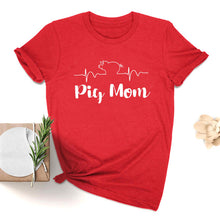 Load image into Gallery viewer, Pig Mom Women Tshirt 2020
