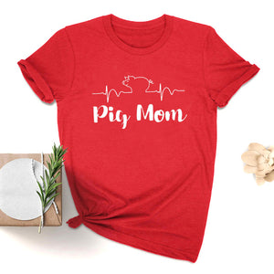 Pig Mom Women Tshirt 2020