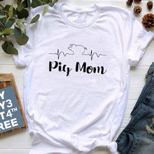 Load image into Gallery viewer, Pig Mom Women Tshirt 2020
